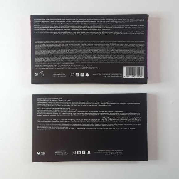 HUDA BEAUTY Desert Dusk Eyeshadow Palette 18 Shades Brand New - Picture 4 of 4